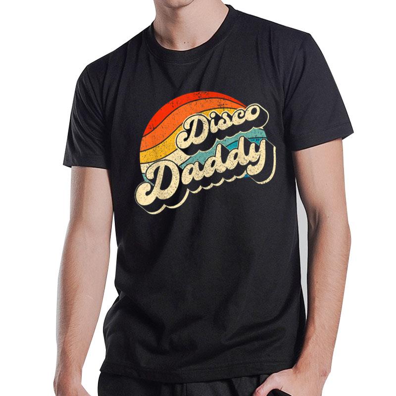 Disco 70's Costume Mens Women Retro Disco Daddy T-Shirt