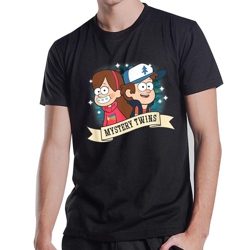 Disney Gravity Falls Dipper And Mabel Mystery Twins Logo T-Shirt