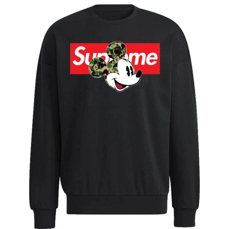 Disney Mickey Supreme Camouflage Sweatshirt