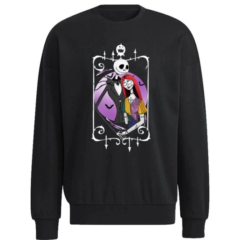 Disney Nightmare Before Christmas Jack Skellington And Sally Sweatshirt