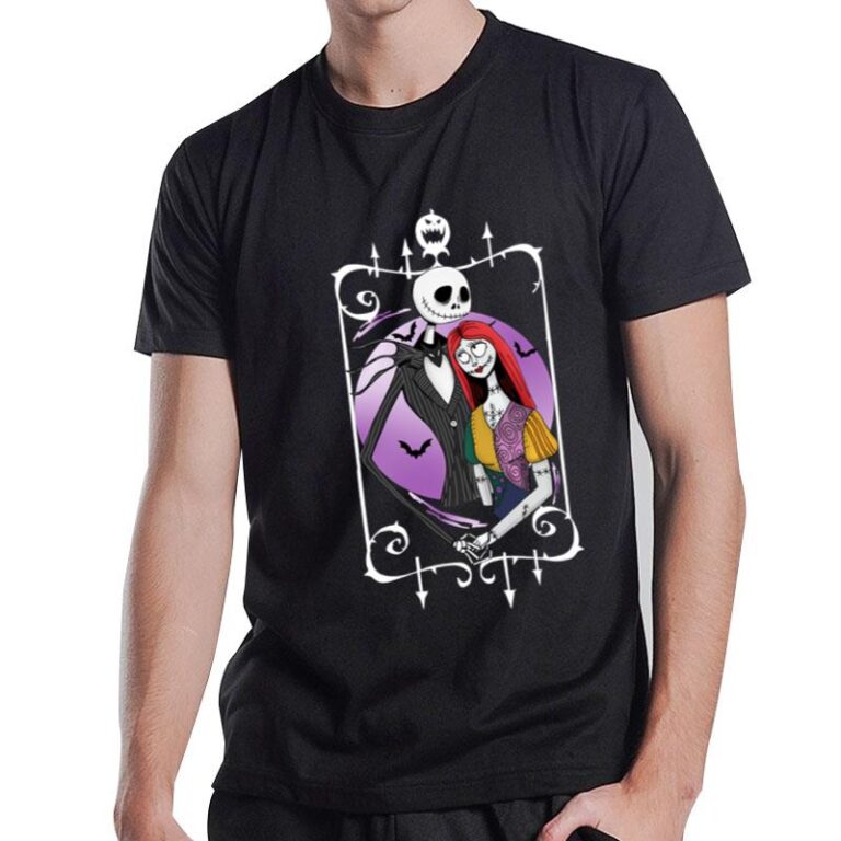 Disney Nightmare Before Christmas Jack Skellington And Sally T-Shirt