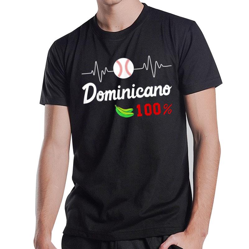 Dominicano Flag RD Dominican Republic Baseball Jersey T-Shirt