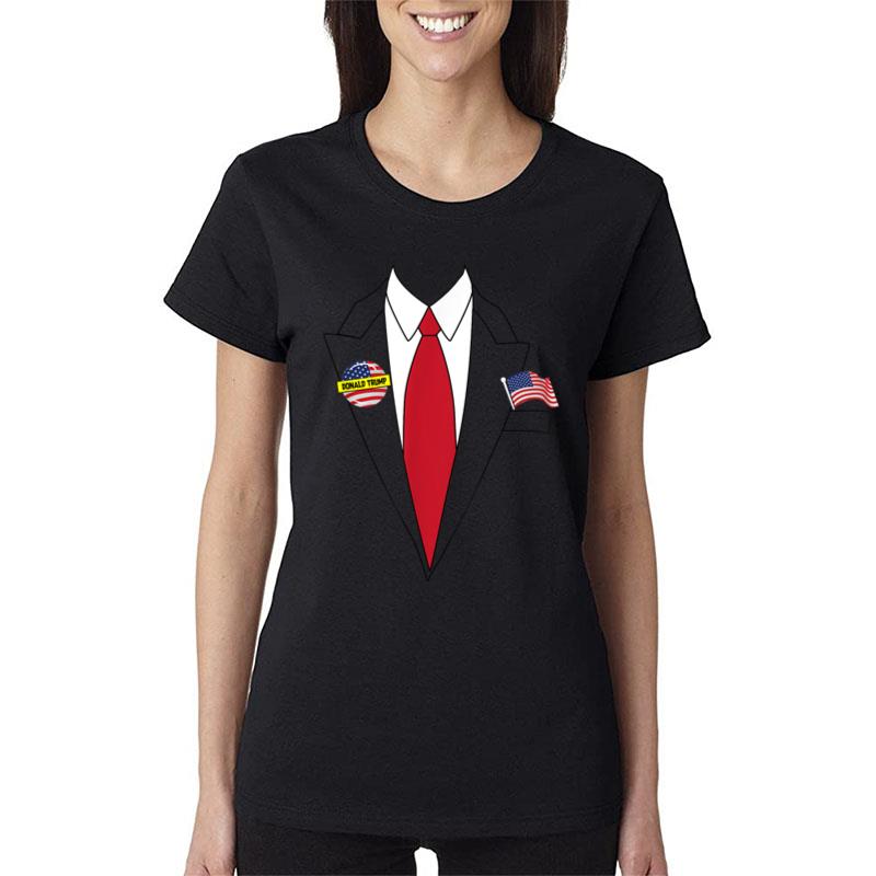 Donald Trump Halloween Costume  Cute President Gift Women T-Shirt
