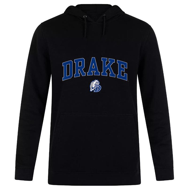 Drake Bulldogs Arch Over Officially Licensed Women T-Shirt