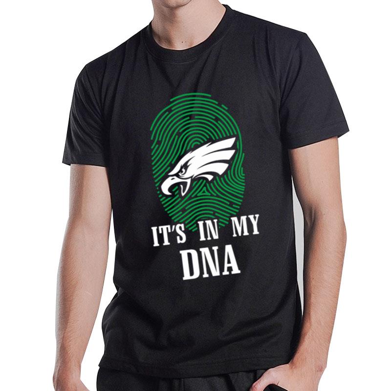 Eagles It's In My DNA Football Fly Finger Print T-Shirt