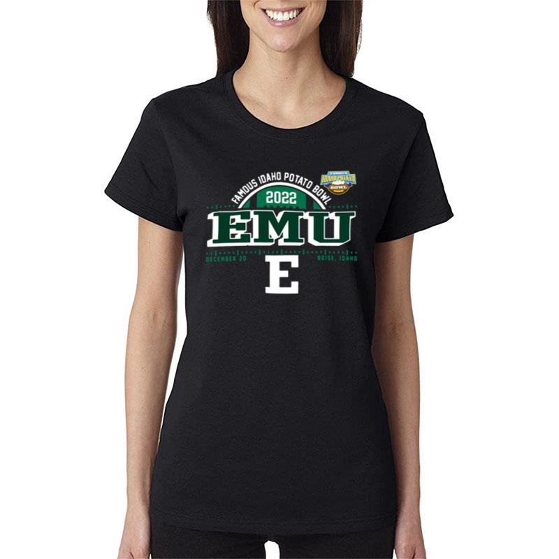 Eastern Michigan Eagles Famous Idaho Potato Bowl Women T-Shirt