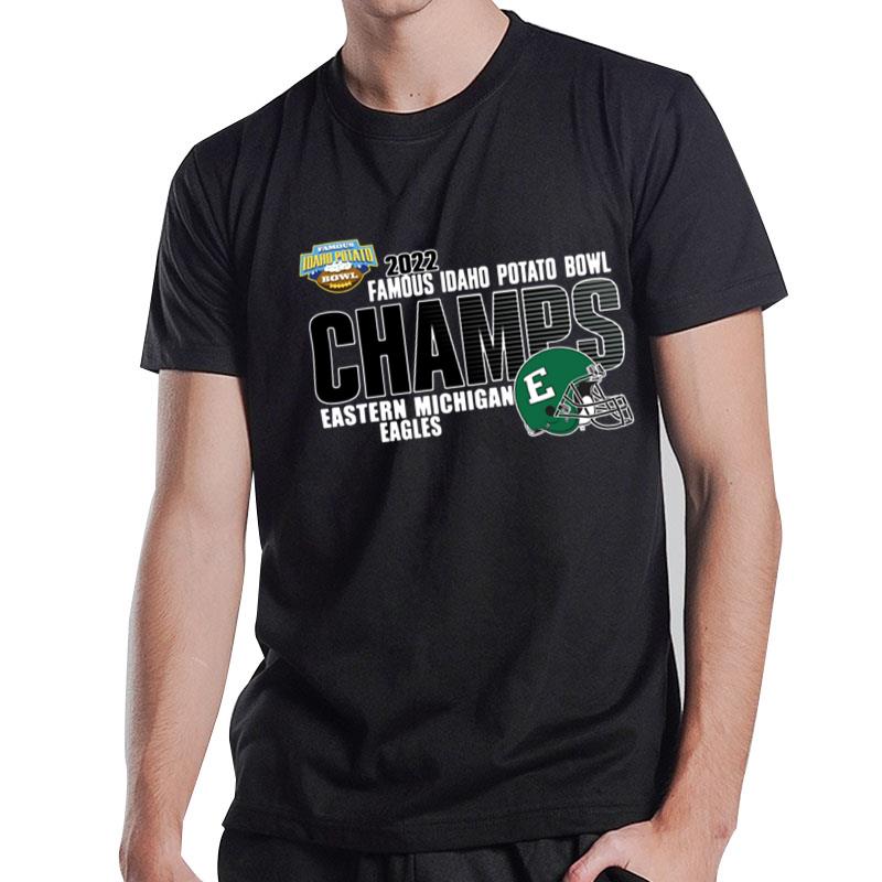 Eastern Michigan University Ncaa 2022 Potato Bowl Champions T-Shirt