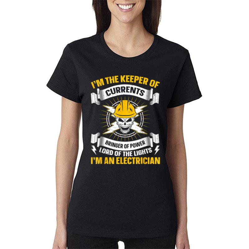 Electrician Quote We Still Turn You On Funny Lineman Women T-Shirt