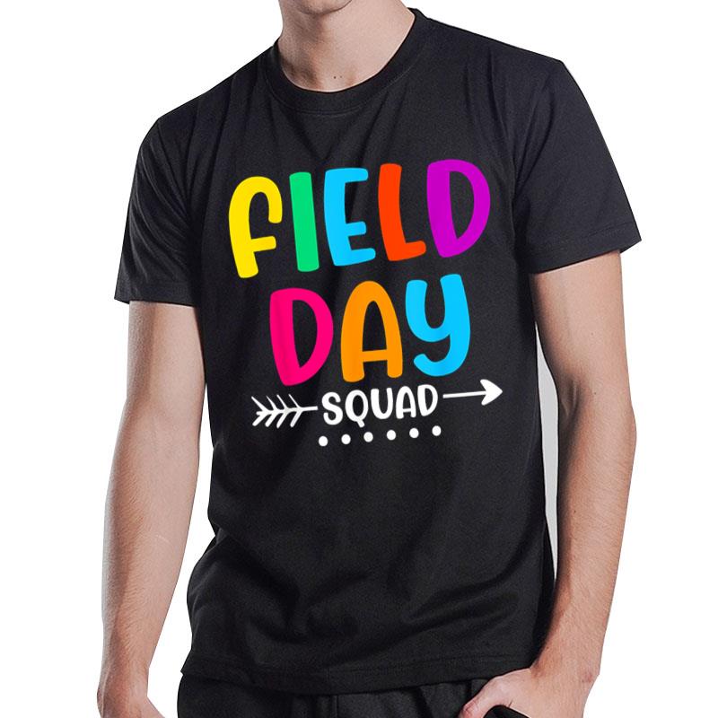 Field Fun Day Squad School Trip Vibes Boys Girls Teachers T-Shirt