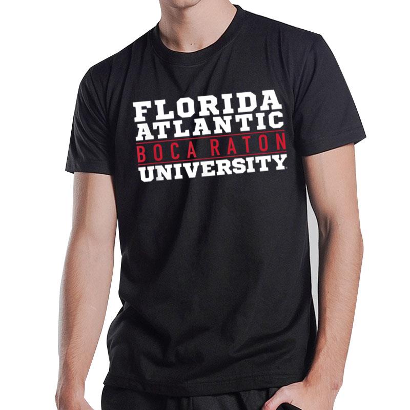 Florida Atlantic University FAU Owls Between The Lines T-Shirt