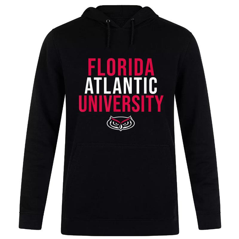 Florida Atlantic University FAU Owls Stacked Women T-Shirt