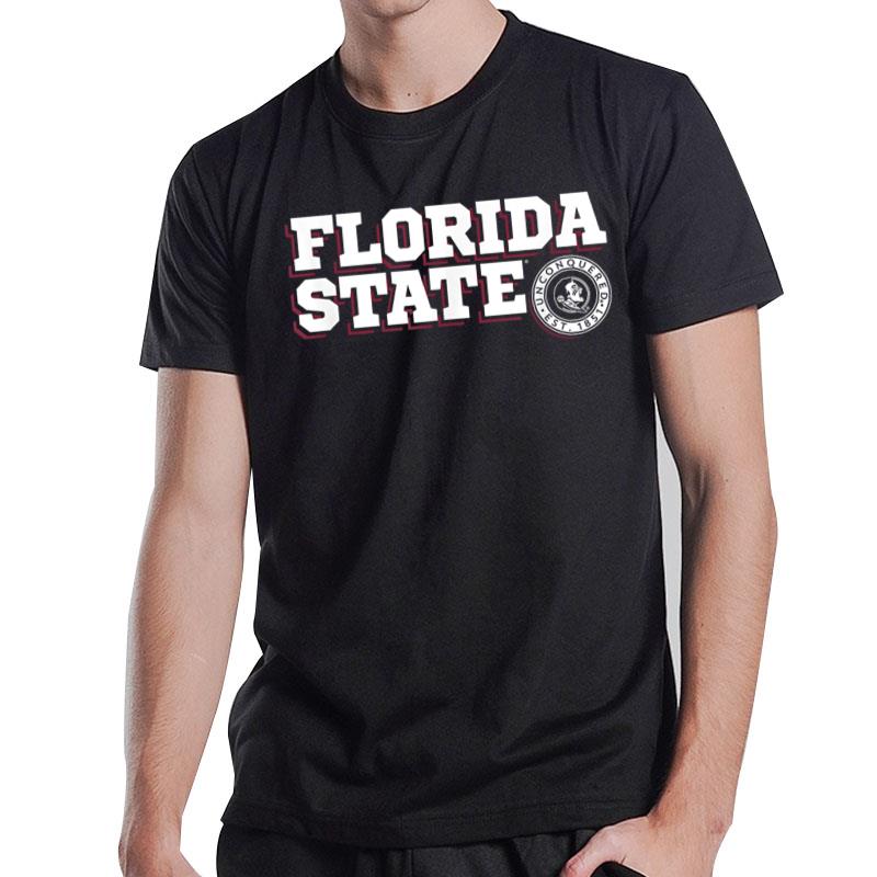 Florida State University FSU Seminoles Block Text T-Shirt