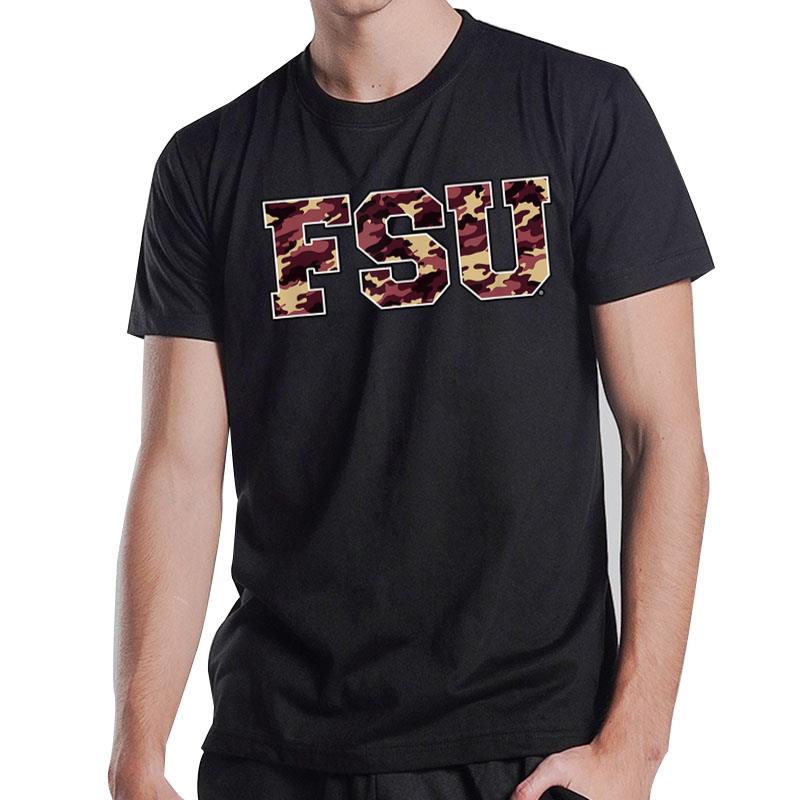 Florida State University FSU Seminoles Camo T-Shirt