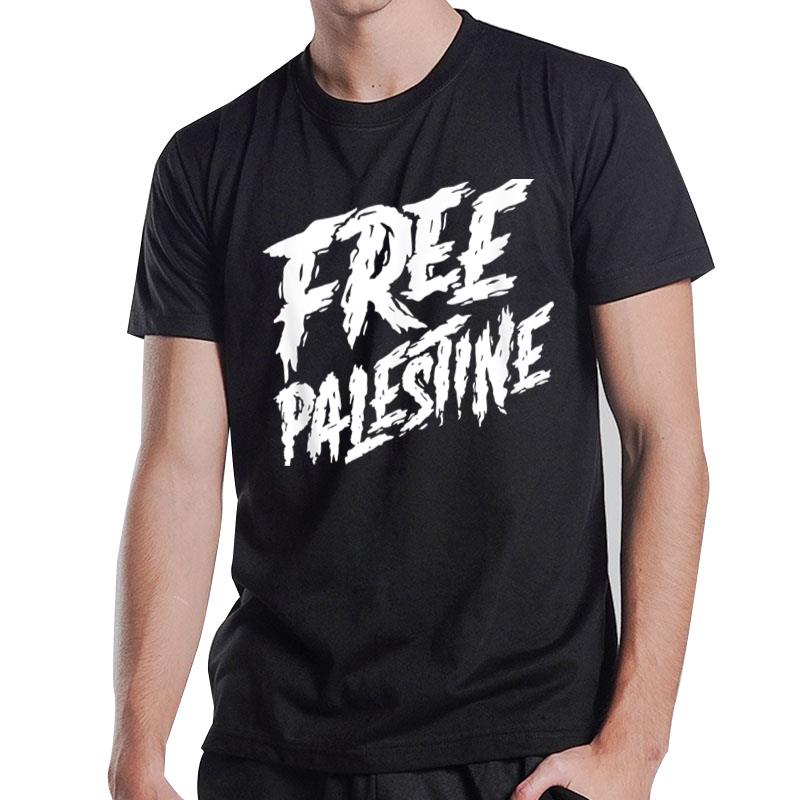 Free Palestine Protest Support For Gaza And Jerusalem Gift T-Shirt