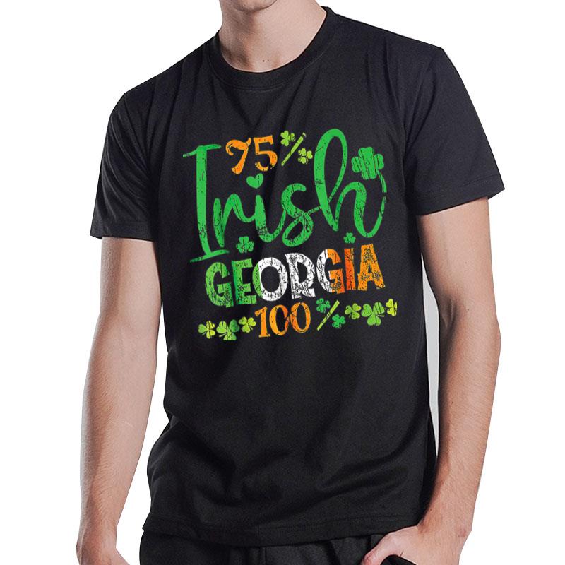 Full Of Shenanigans St Patrick'S Day Orca Fish Clovers T-Shirt