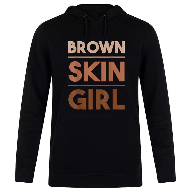 Funny Brown Skin Gift Melanin Queen Juneteenth Hoodie