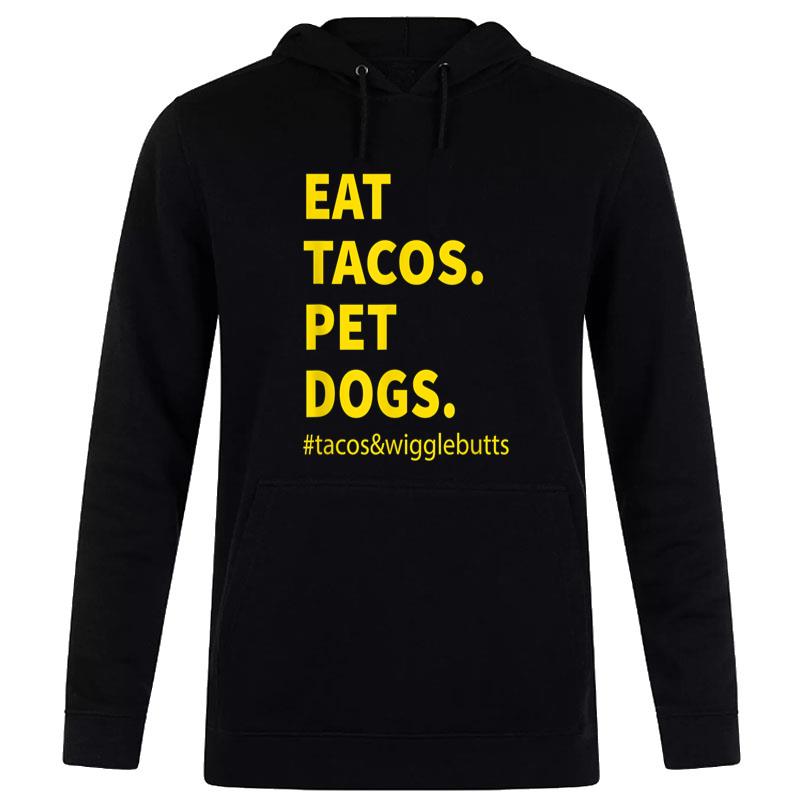 Funny Eat Tacos Pet Dogs tacos wigglebutts Vintage Women T-Shirt