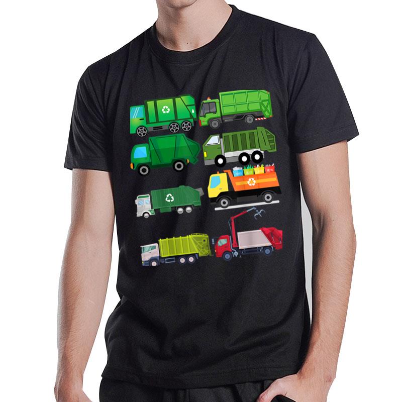 Garbage Truck Recycling Day Trash Waste Separation Birthday Ver 1 T-Shirt