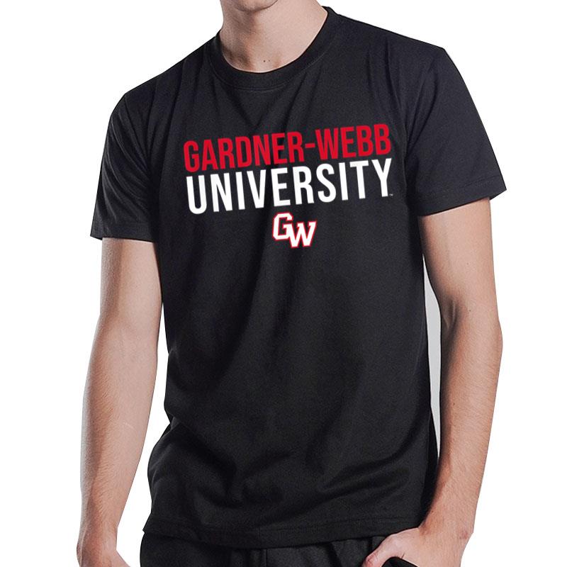 Gardner-Webb University GWU Bulldogs Stacked T-Shirt