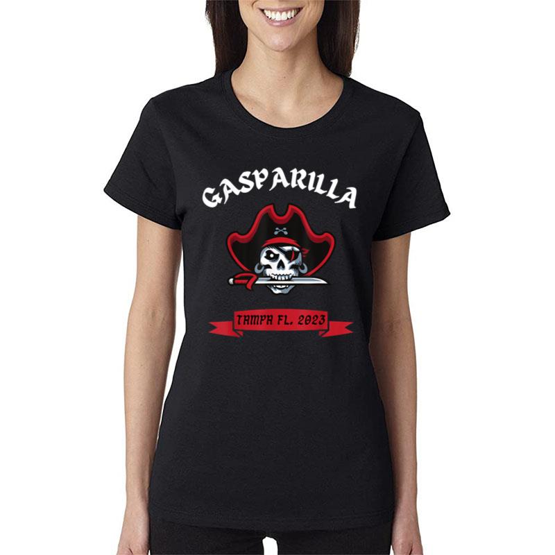 Gasparilla Pirate Souvenir Tampa Parade Fl Gasparilla 2023 Women T-Shirt