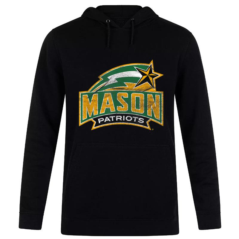 George Mason University Patriots Distressed Primary Logo Women T-Shirt