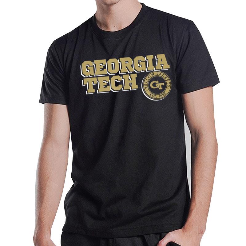 Georgia Tech Yellow s Block Text T-Shirt