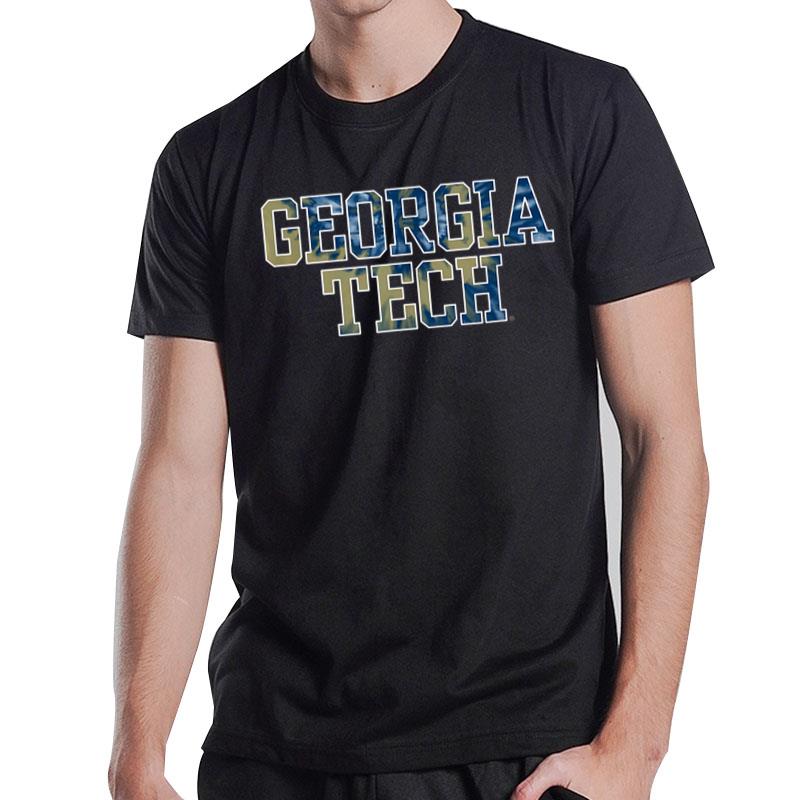 Georgia Tech Yellow s Tie-Dye T-Shirt