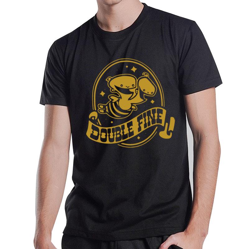 Golden Two Headed Baby Double Fine T-Shirt