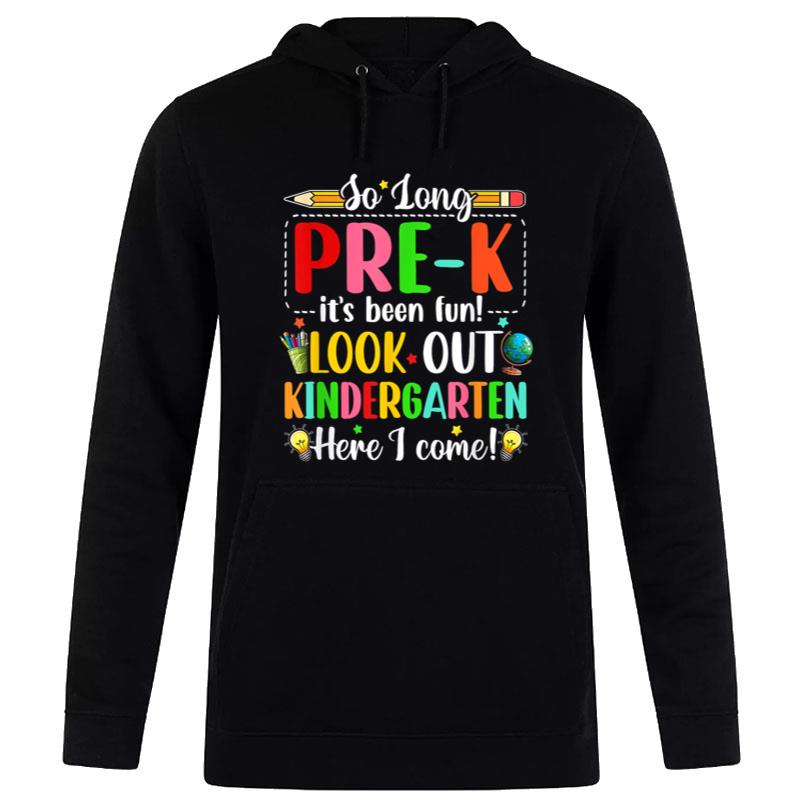 Graduation 23 Gift So Long Pre-K Kindergarten Here I Come Women T-Shirt