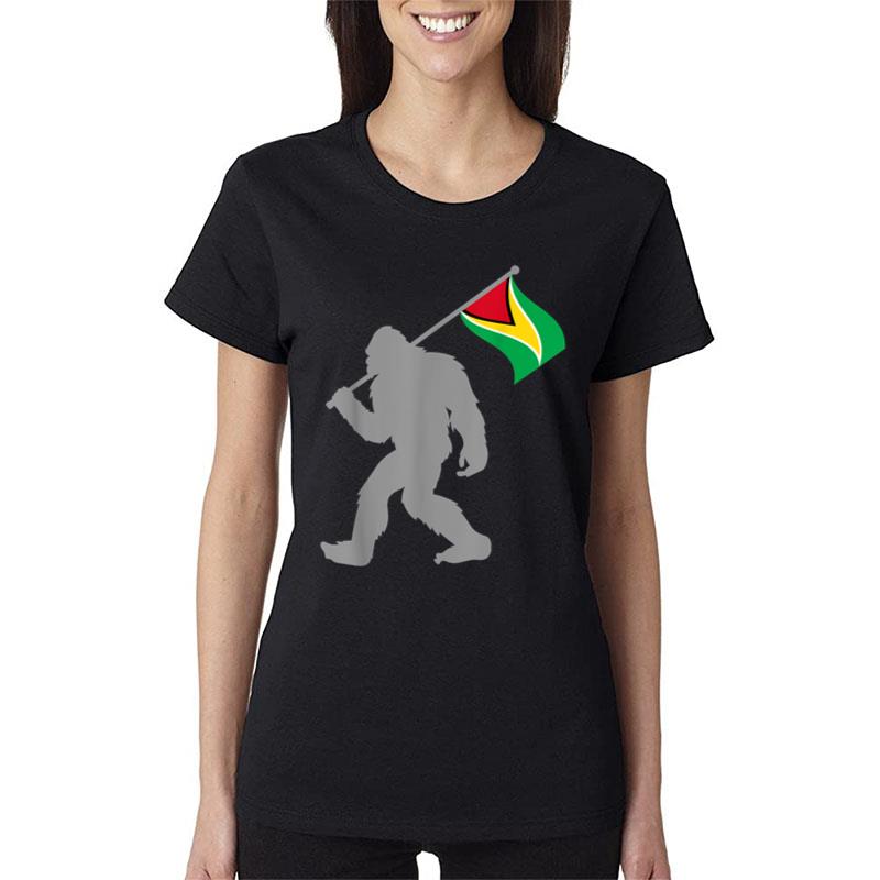 Guyanese Flag On Guyana Flag Women T-Shirt