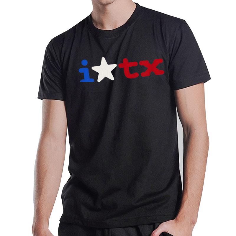 Hand Crafted I Love Texas Graphic T-Shirt