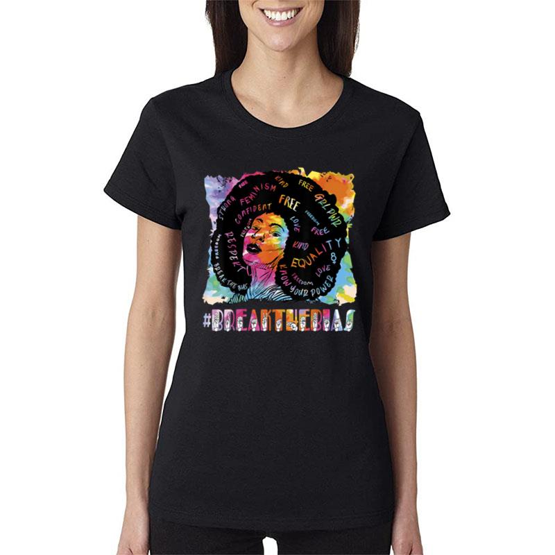 Hand Sign Language Asl Break The Bias Pretty Black History Women T-Shirt