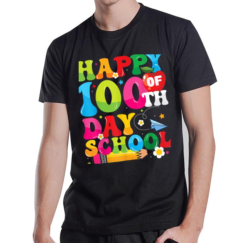 Happy 100Th Day Of School Student Or Teacher 100 Day Costume T-Shirt