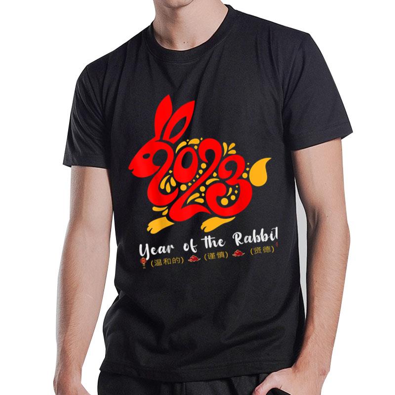 Happy Chinese New Year 2023 Year Of The Rabbit Horoscope T-Shirt