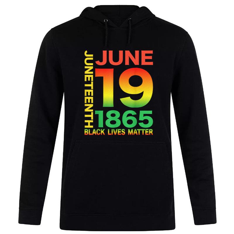 Happy Juneteenth Is My Independence Day Free Ish Black Hoodie