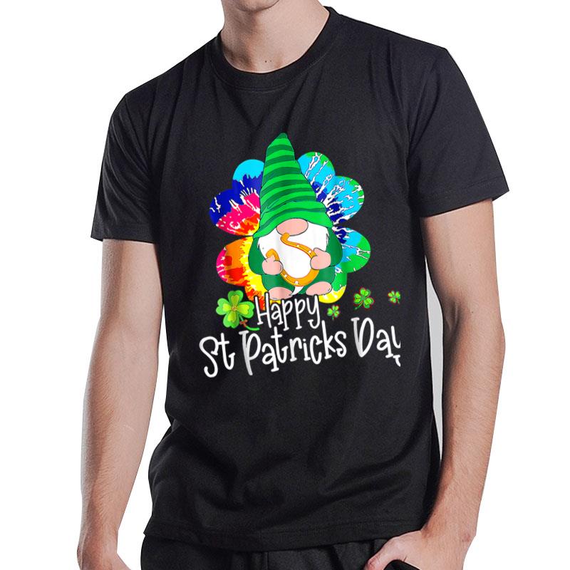 Happy St Patrick'S Day Gnomeshamrock Clover Irish Gifts T-Shirt