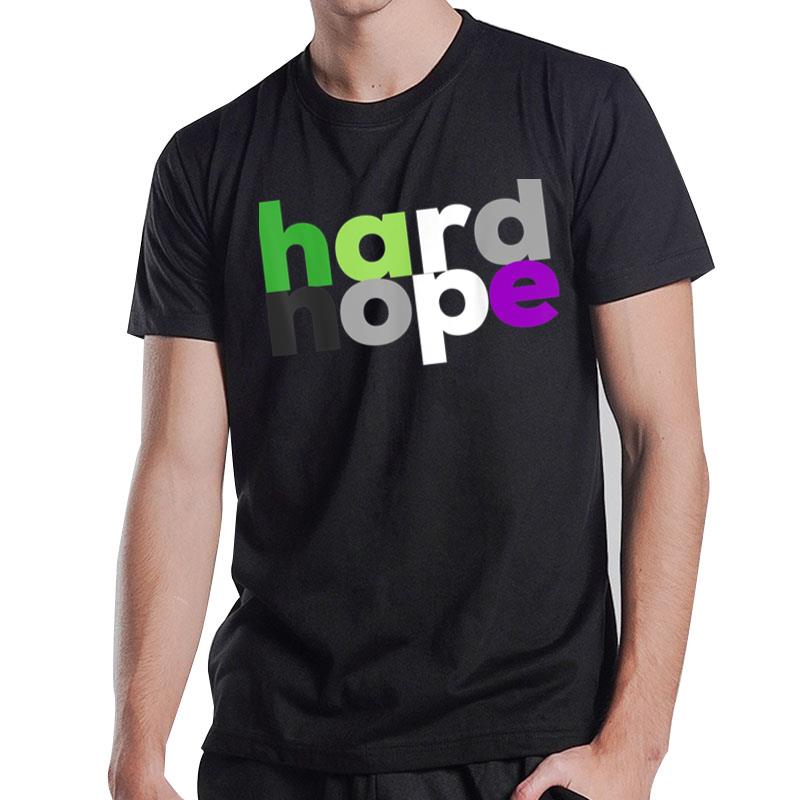 Hard Nope Aroace Pride Lgbtq T-Shirt