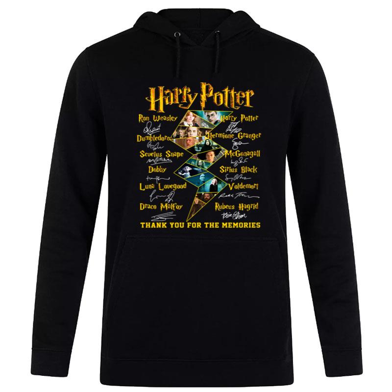 Harry Potter All Signature Thank You For The Memories Hoodie