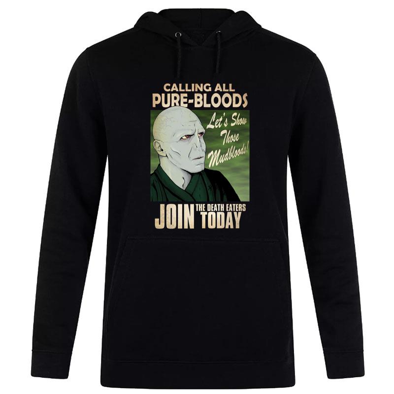 Harry Potter Calling All Pure Bloods Voldemort Hoodie