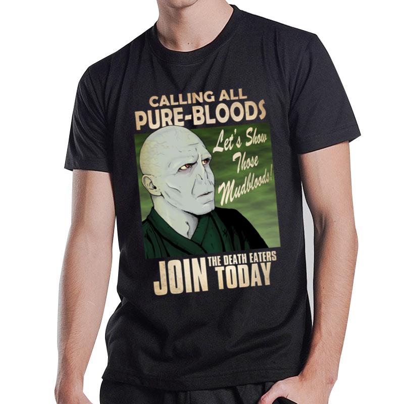 Harry Potter Calling All Pure Bloods Voldemort T-Shirt