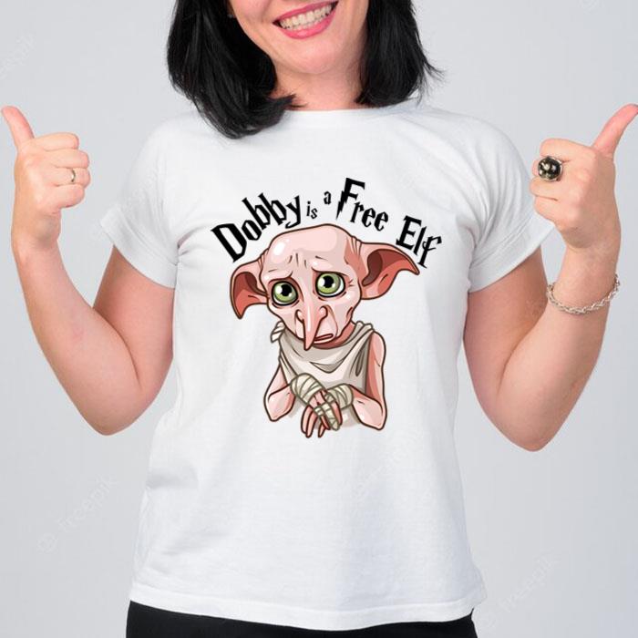 Harry Potter Dobby Is A Free Elf T-Shirt