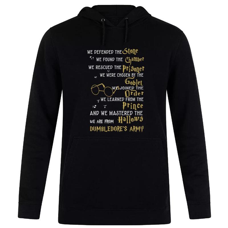 Harry Potter Text Hallows Dumbledore Hoodie