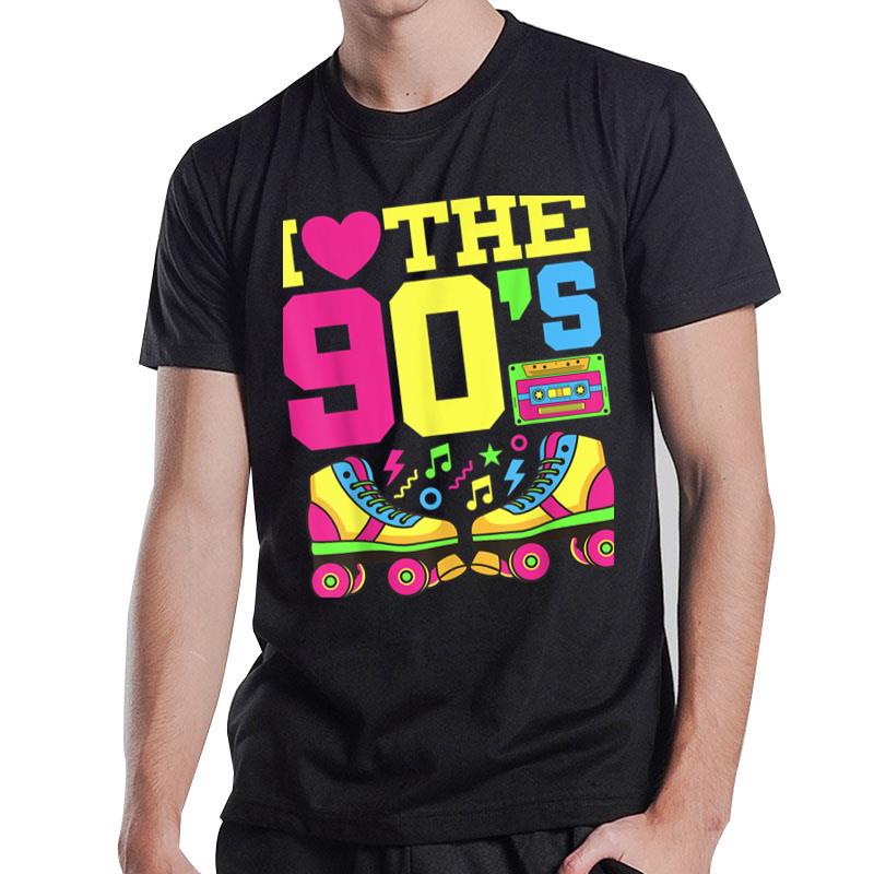 Heart 90S 1990S Fashion Theme Party Outfit Nineties Costume T-Shirt