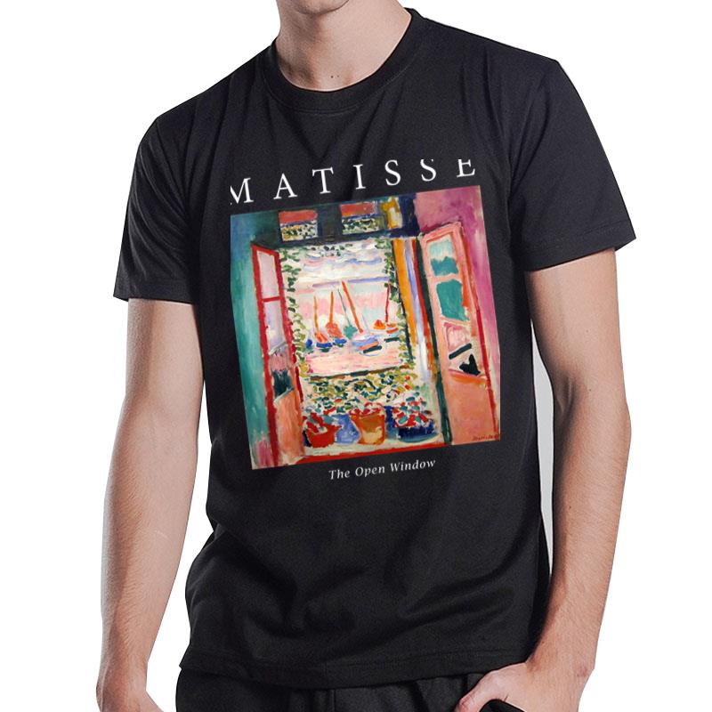 Henri Matisse The Open Window Famous Artwork Painting T-Shirt