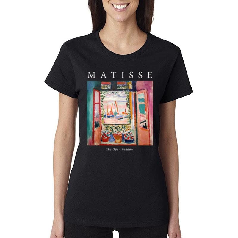 Henri Matisse The Open Window Famous Artwork Painting Women T-Shirt