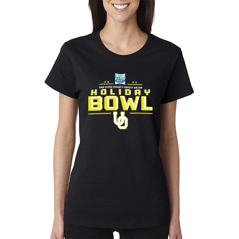 Holiday Bowl Merch Oregon Ducks 2022 Playoff Women T-Shirt