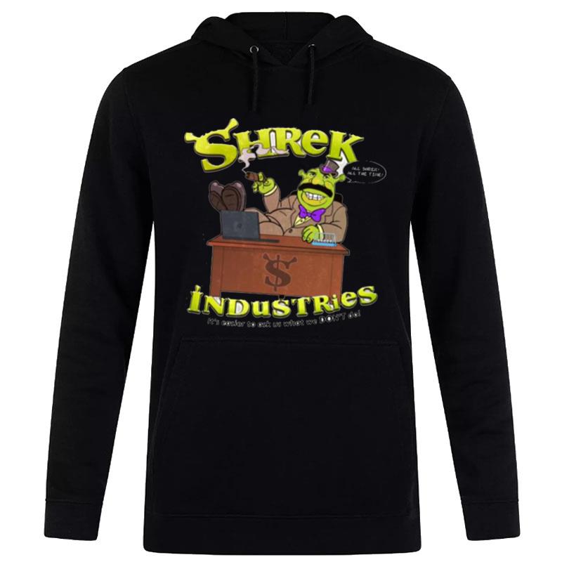 $Hrek Industries Cartoon Art Shrek Hoodie