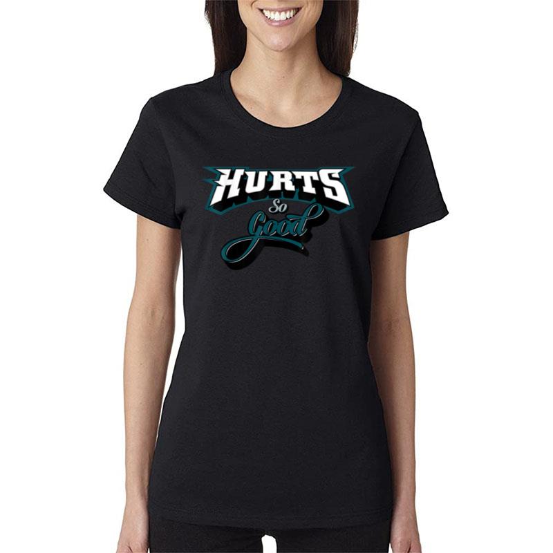 Hurts So Good Eagles Fan Retro Love Hurts Vintage Philly Women T-Shirt