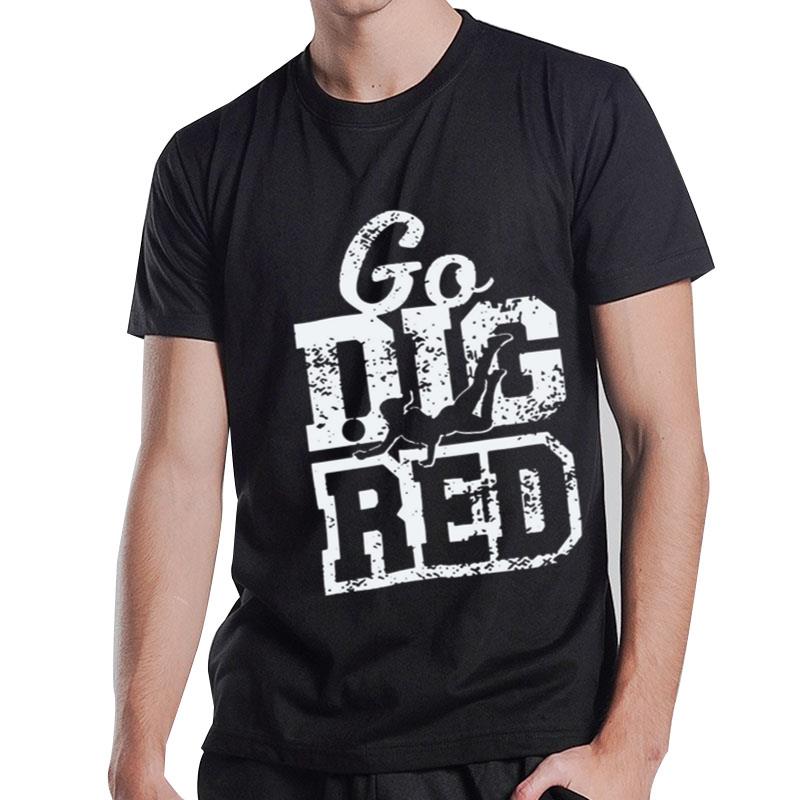 Huskers Volleyball Go Dig Red T-Shirt