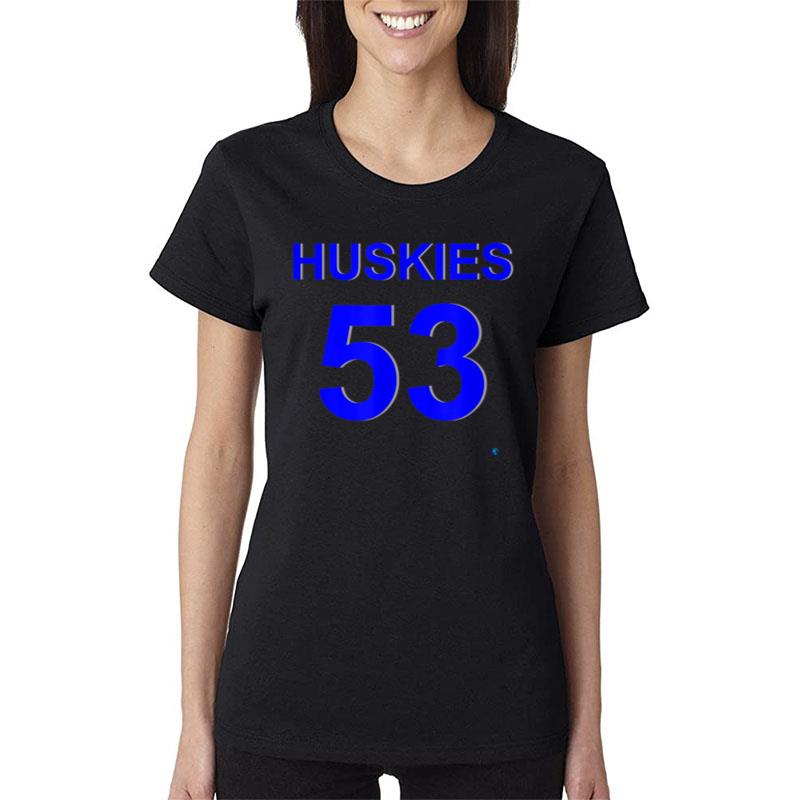 Huskies 53 Light Women T-Shirt